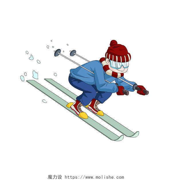 运动滑雪素材